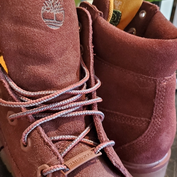 Timberland  Boots, burgundy Size 8.5 - Picture 6 of 7